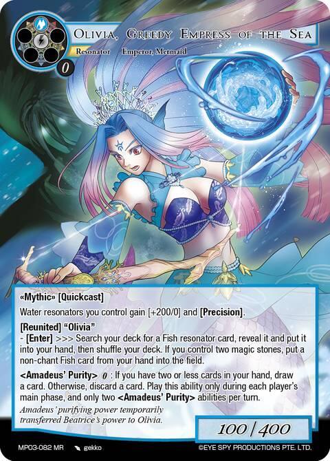 Olivia, Greedy Empress of the Sea