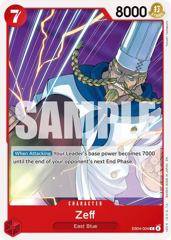 Zeff - Adventure on Kami's Island - One Piece Card Game