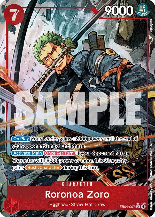 Roronoa Zoro (EB04-007) (Alternate Art) - Adventure on Kami's