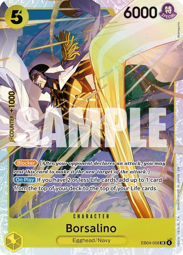 Borsalino - Adventure on Kami's Island - One Piece Card Game