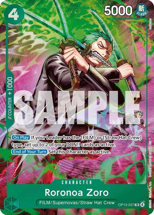 Roronoa Zoro (OP13-037) - Adventure on Kami's Island - One Piece