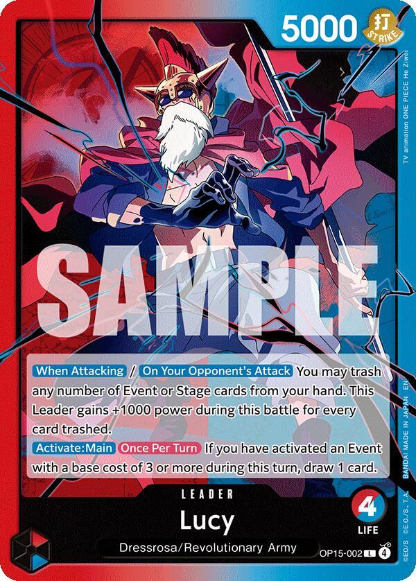 Lucy - Adventure on Kami's Island - One Piece Card Game
