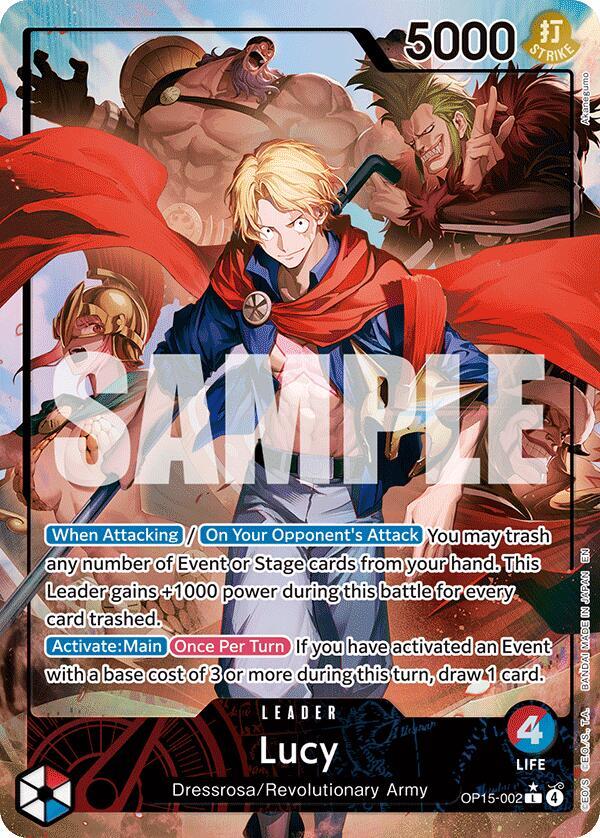 Lucy (Alternate Art) - Adventure on Kami's Island - One Piece Card