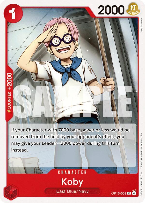Koby (OP15-009) - Adventure on Kami's Island - One Piece Card Game
