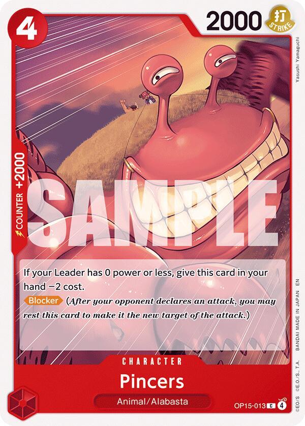 Pincers - Adventure on Kami's Island - One Piece Card Game