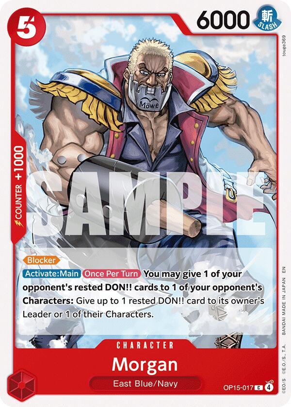 Morgan - Adventure on Kami's Island - One Piece Card Game