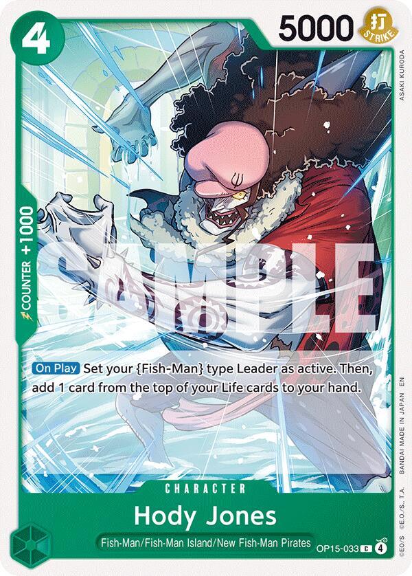 Hody Jones - Adventure on Kami's Island - One Piece Card Game