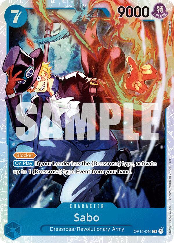 ワンピースカードゲーム　 OP15 サボ SP Sabo - Adventure on Kami's Island - One Piece Card Game