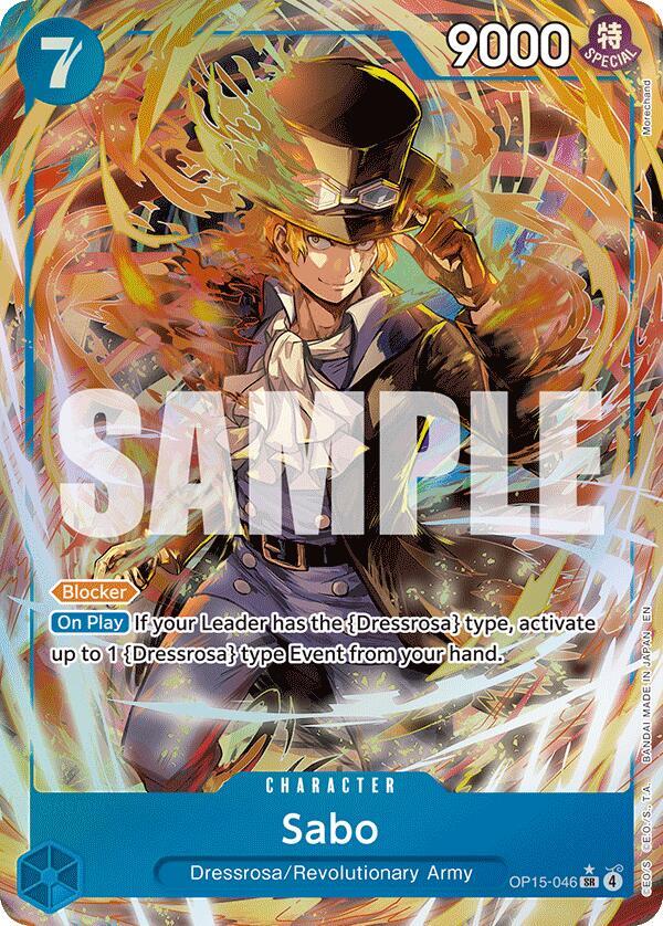 洋楽 SABAOTH - Sabaoth Sabo (Alternate Art) - Adventure on Kami's Island - One Piece Card