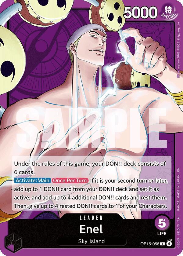 Enel (OP15-058) - Adventure on Kami's Island - One Piece Card Game
