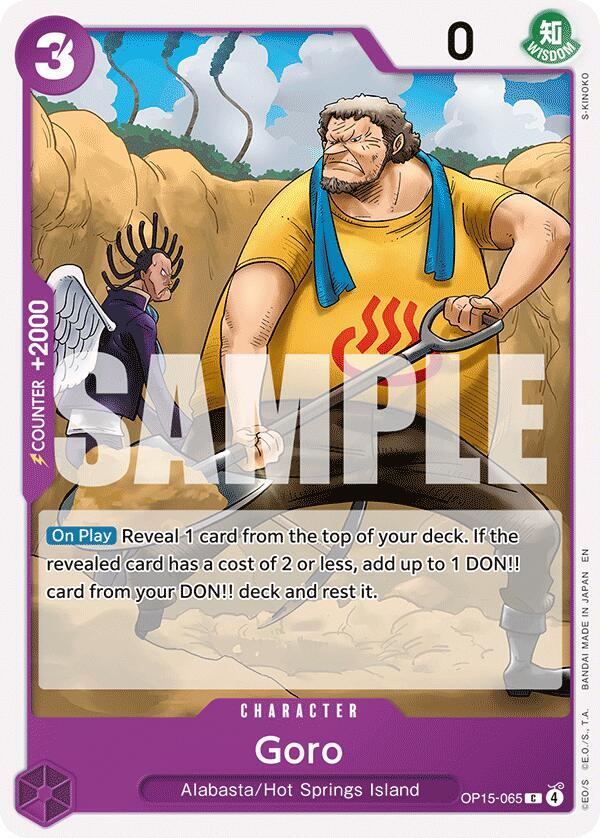 Goro - Adventure on Kami's Island - One Piece Card Game