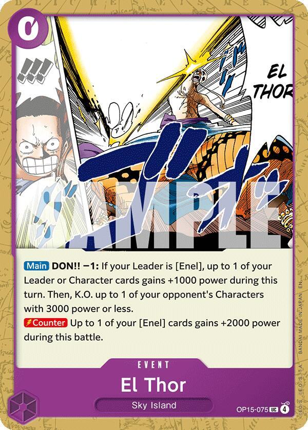 El Thor - Adventure on Kami's Island - One Piece Card Game
