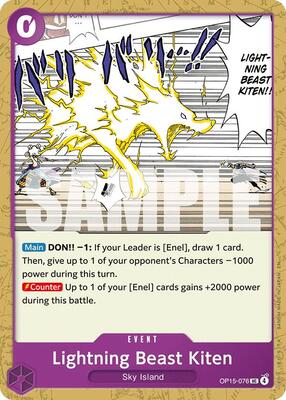 Lightning Beast Kiten