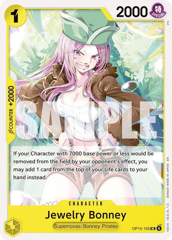 Jewelry Bonney (OP15-105) - Adventure on Kami's Island - One Piece Card Game