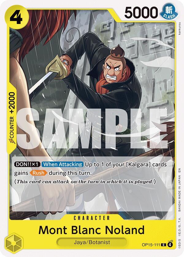 Mont Blanc Noland - Adventure on Kami's Island - One Piece Card