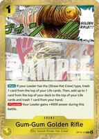 Gum-Gum Golden Rifle - Adventure on Kami's Island - One Piece Card