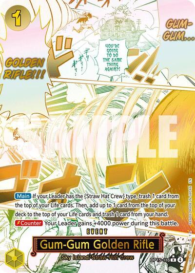 Gum-Gum Golden Rifle (Alternate Art)