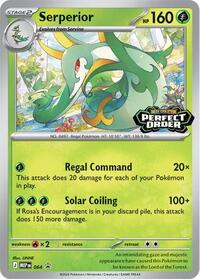 Serperior - 064 #064 from ME: Mega Evolution Promo Pokemon card image