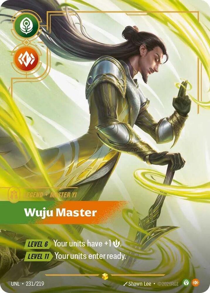 Master Yi - Wuju Master (Overnumbered) - Unleashed - Riftbound