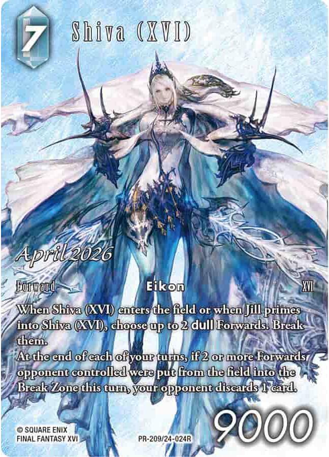 Shiva (XVI) - FF: Promo Cards - Final Fantasy TCG - TCGplayer.com