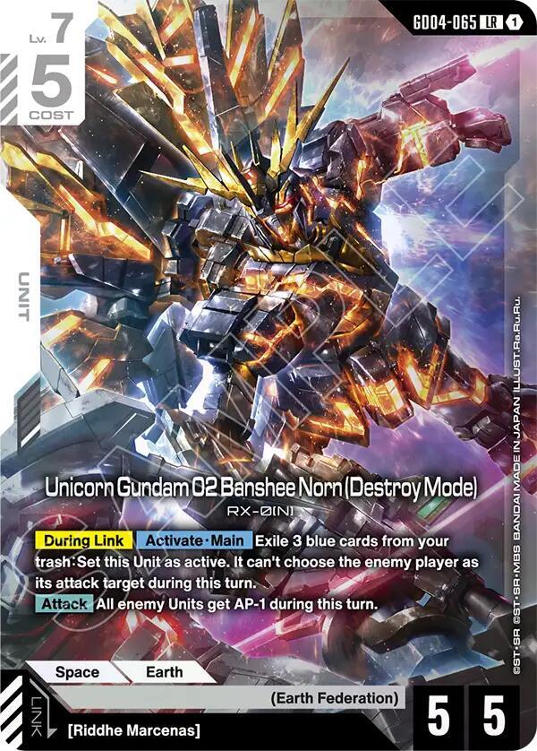コーストバンクシア 2 Unicorn Gundam 02 Banshee Norn (Destroy Mode) - Phantom Aria