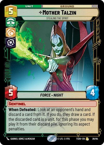 Mother Talzin - Stealing the Spirit card