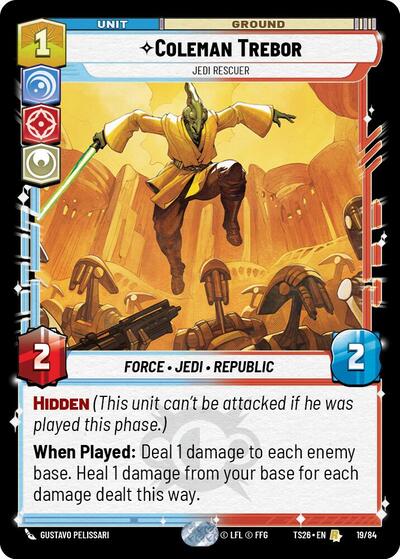 Coleman Trebor - Jedi Rescuer card
