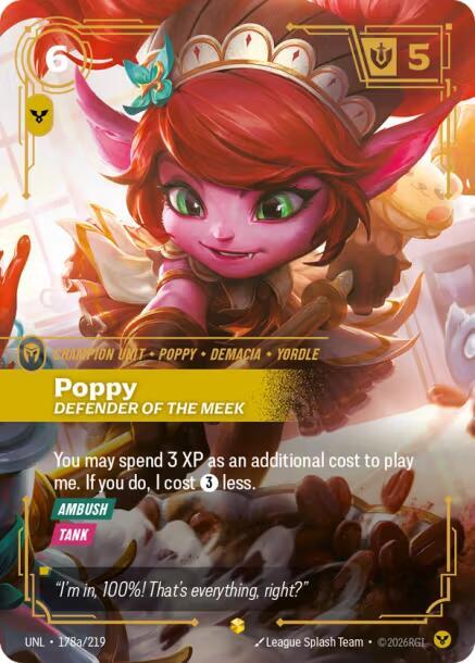 Poppy - Defender of the Meek (Alternate Art) - Unleashed