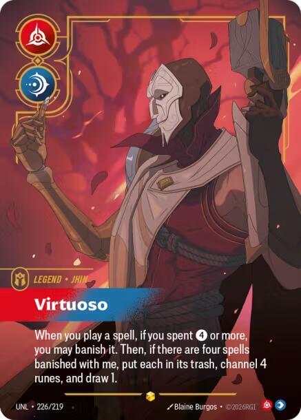 Jhin - Virtuoso (Overnumbered) - Unleashed - Riftbound: League of