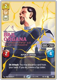 Bail Organa - Responding to Catastrophe (Serialized) (Gold)