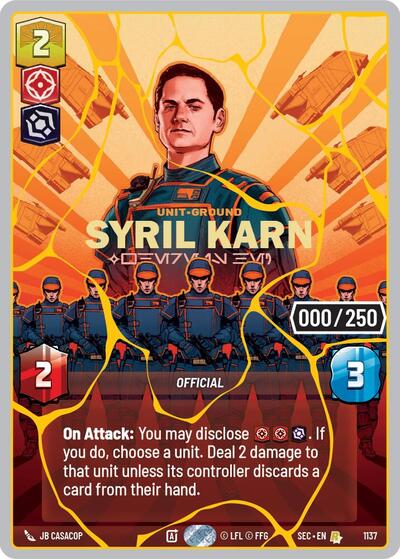 Syril Karn Where Is He Serialized