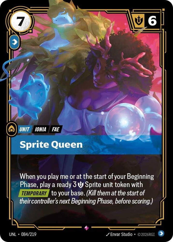 Sprite Queen - Unleashed - Riftbound: League of Legends Trading