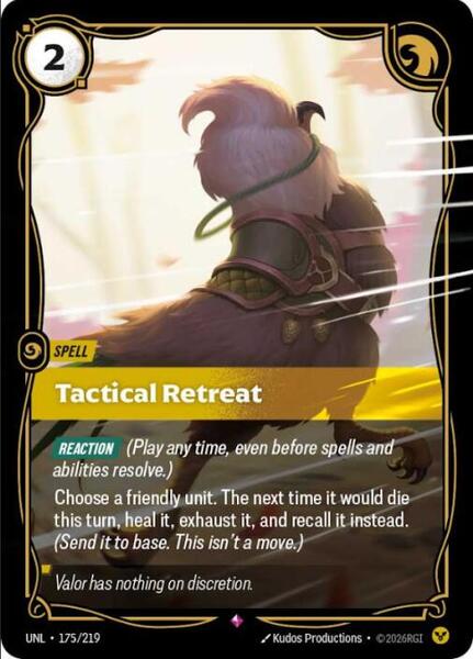 Tactical Retreat - Unleashed - Riftbound: League of Legends Trading ...