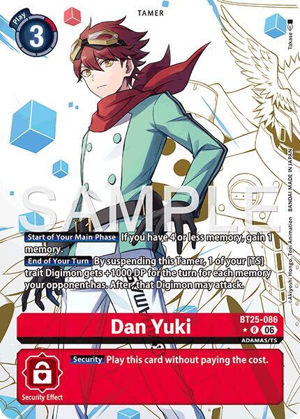 Dan Yuki (Alternate Art) - Dual Revolution - Digimon Card Game
