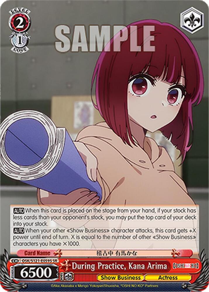 During Practice, Kana Arima (SR)