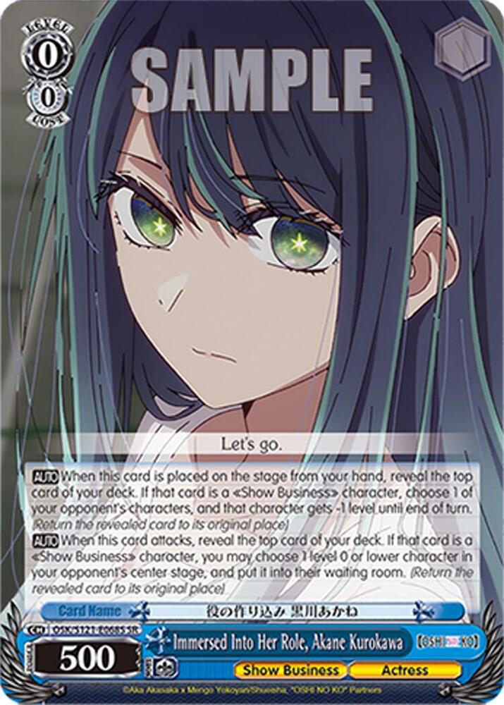 Immersed Into Her Role, Akane Kurokawa (SR) - [OSHI NO KO] Vol.2
