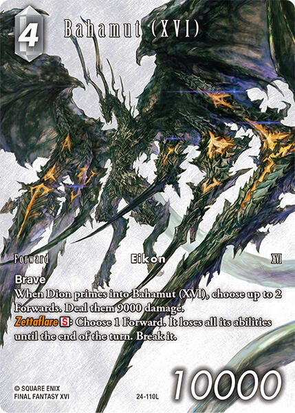 Bahamut (XVI) (Full Art) - Dreamlike Oceans - Final Fantasy TCG