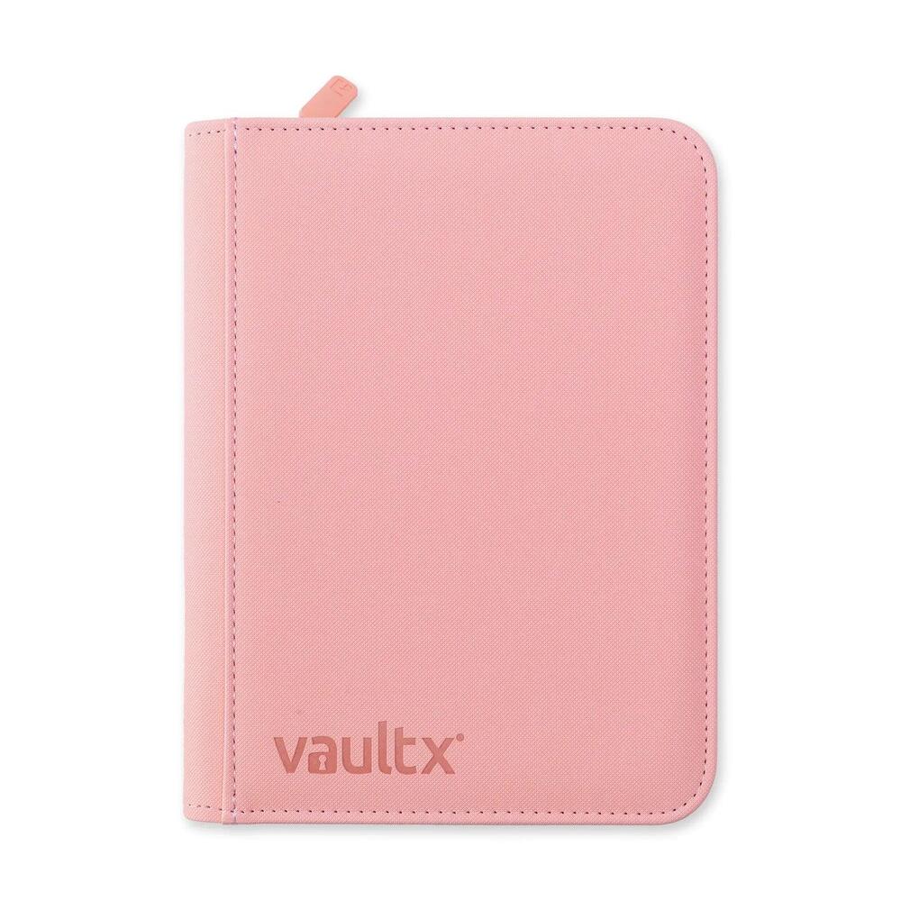 Vault X Zip Binder Exo-Tec - Just Pink 4 Pocket - Vault X Card