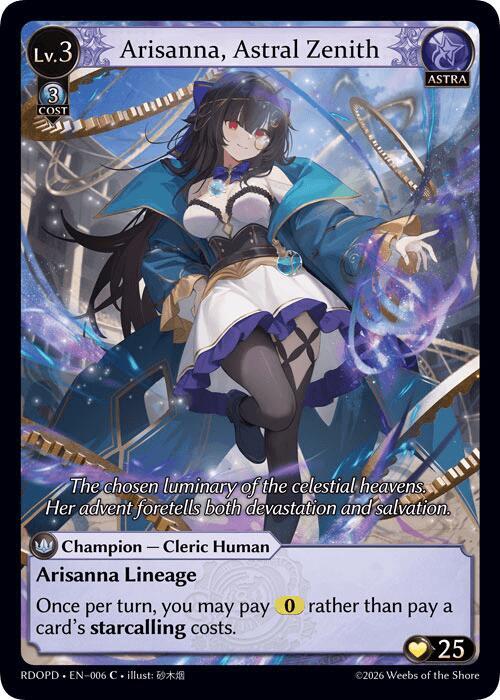 Arisanna, Astral Zenith (Extended Art) - Radiant Origins: Pantheon