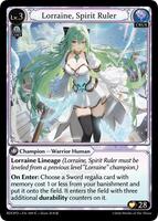 Lorraine, Spirit Ruler - Radiant Origins: Pantheon - Grand Archive