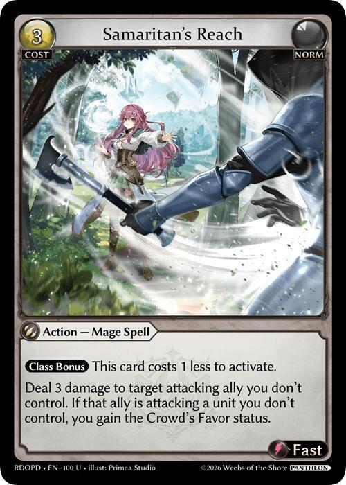 Samaritan's Reach - Radiant Origins: Pantheon - Grand Archive TCG