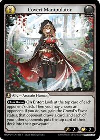 Covert Manipulator - Grand Archive TCG Radiant Origins: Pantheon trading card