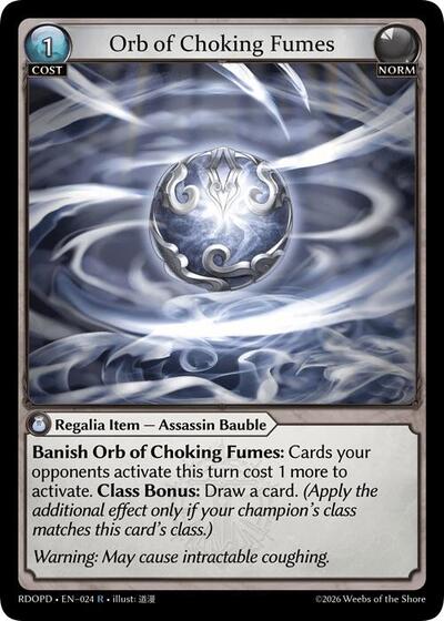 Orb of Choking Fumes