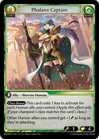 Phalanx Captain - Grand Archive TCG Radiant Origins: Pantheon trading card
