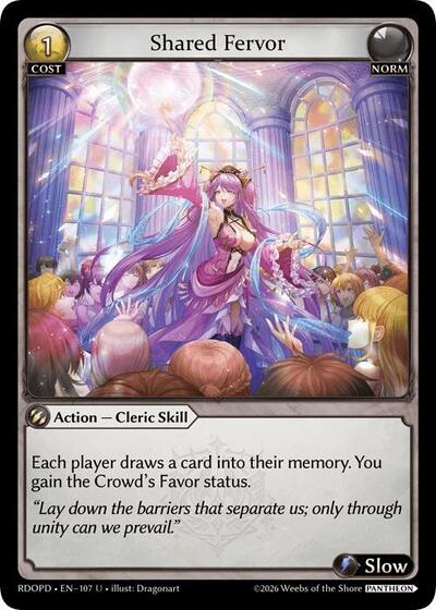Shared Fervor card