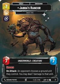Jabba's Rancor - Snack Time! (Foil)