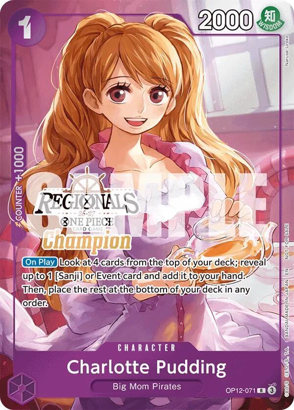 Charlotte Pudding Regionals Champion Card Set 26-27