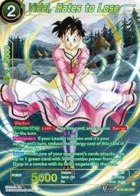 Videl, Hates to Lose (SPR) card art