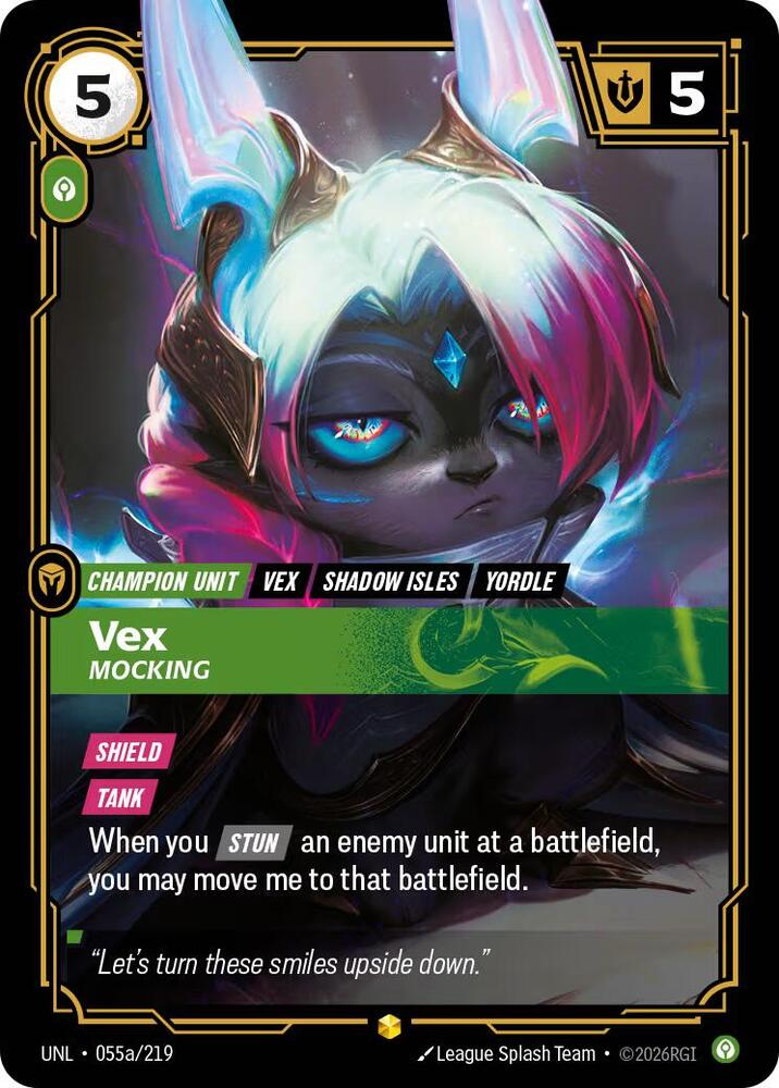 Vex - Mocking (Alternate Art) - Unleashed - Riftbound: League of