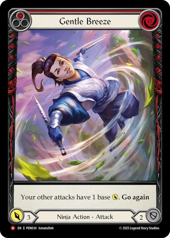 Gentle Breeze (Red) (Extended Art) - Compendium of Rathe - Flesh